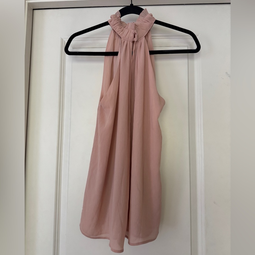 H&M Light Pink Ruffled Halter Top - Picture 3 of 6